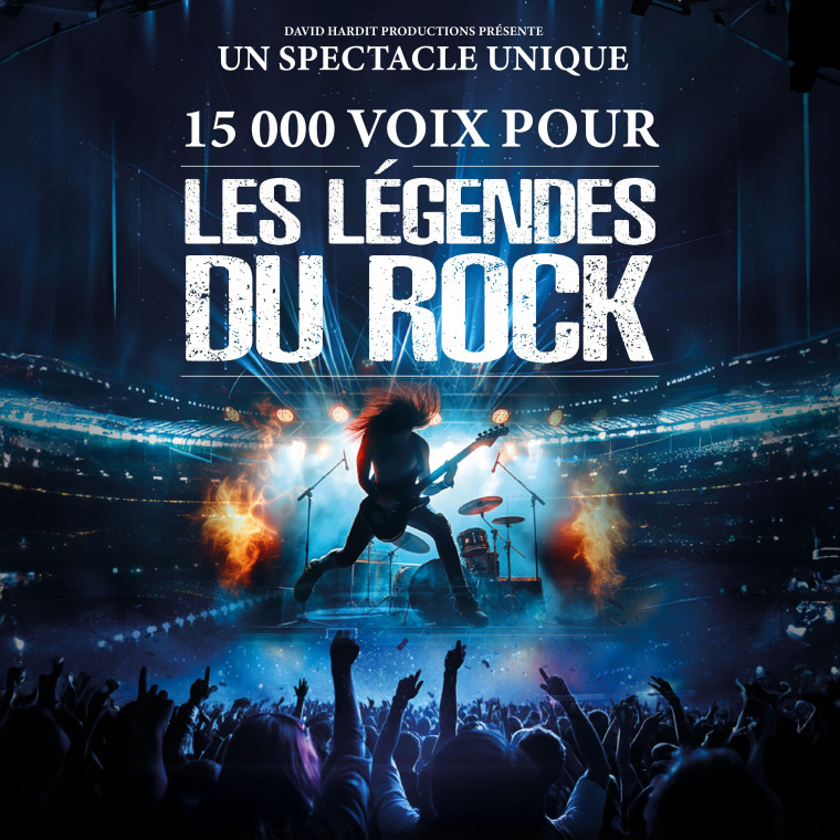 15000 VOIX POUR LES LEGENDES DU ROCK