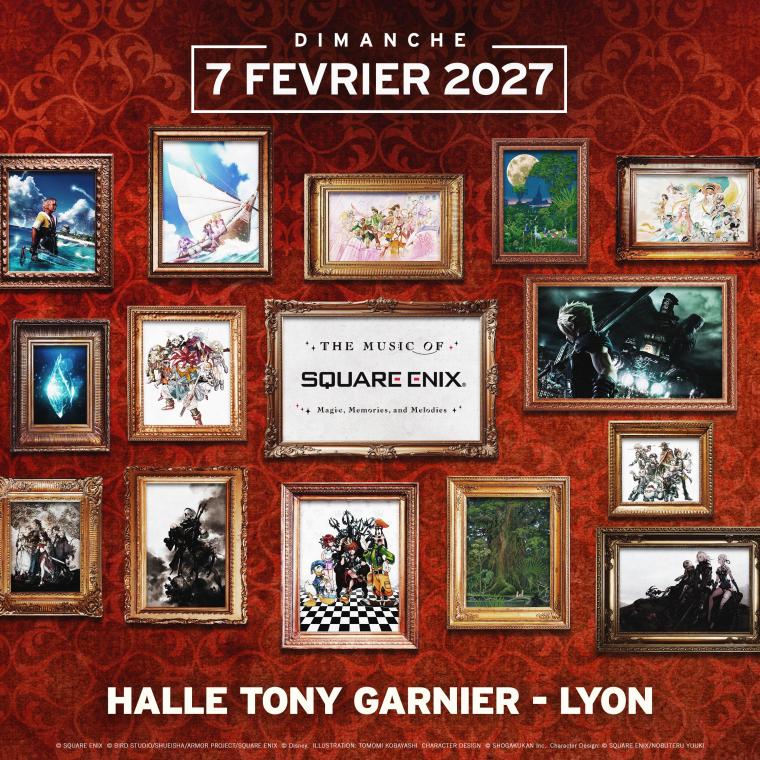 Square Enix en concert à la Halle Tony Garnier le Dim 7 fév