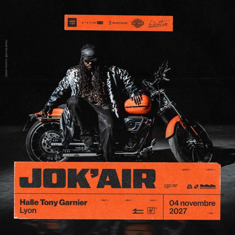Jok'air en concert à la Halle Tony Garnier le Jeu 4 nov