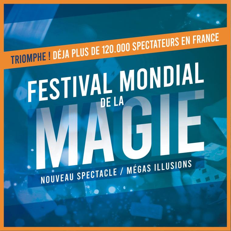 Affiche Festival Mondial de la Magie en concert à la Halle Tony Garnier